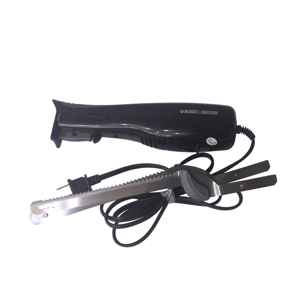Black & Decker EK500B Comfort-Grip Electric Knife w/ Stainless Steel Blade 9"